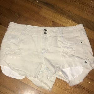 Off-White Ripped Shorts